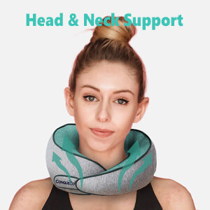 Dersuma Rechargeable Neck Massager Cushion Pillow with Heat