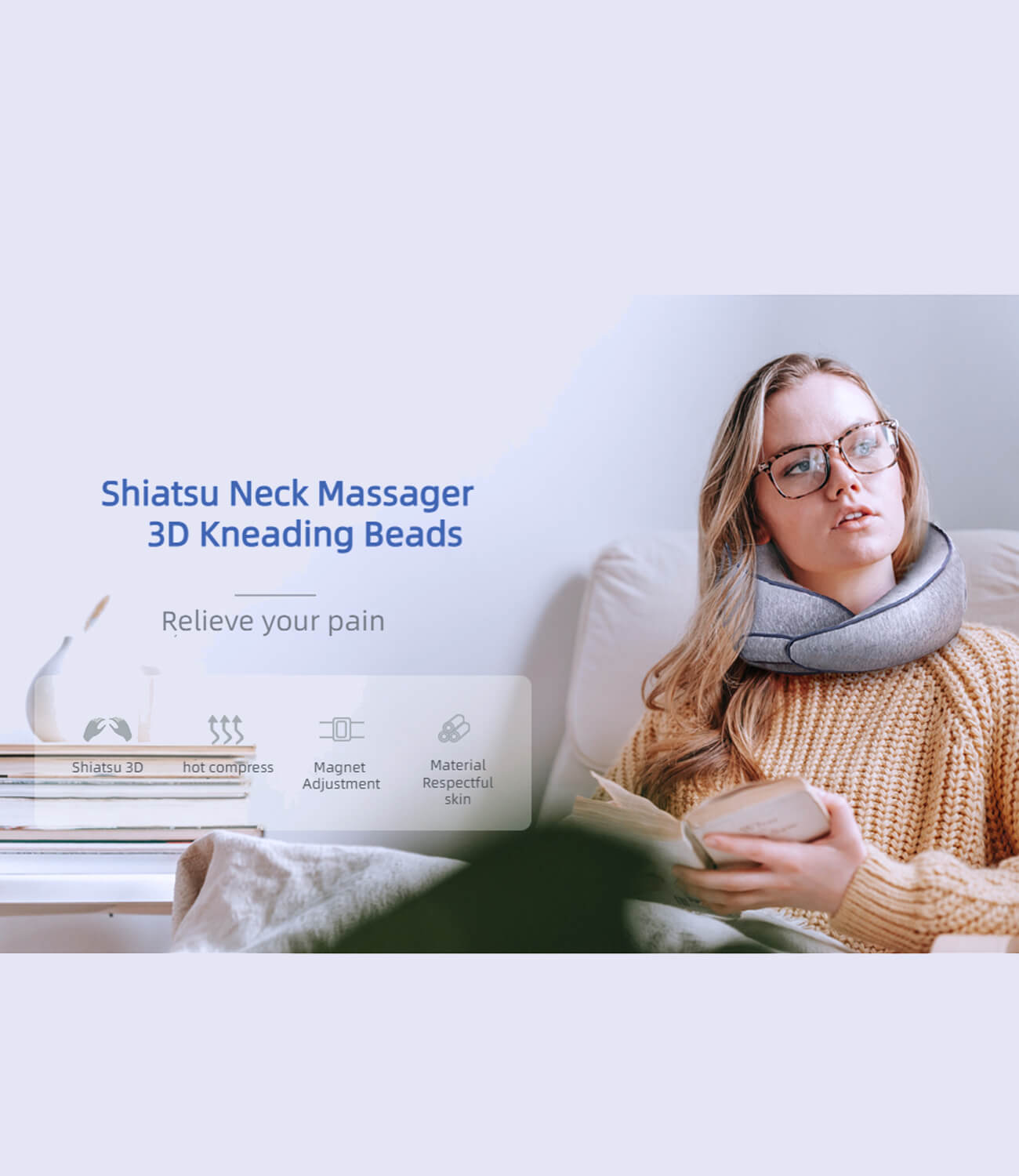 neck massagers in extra small like they do helmets. I really like the heat feature, very relaxing.