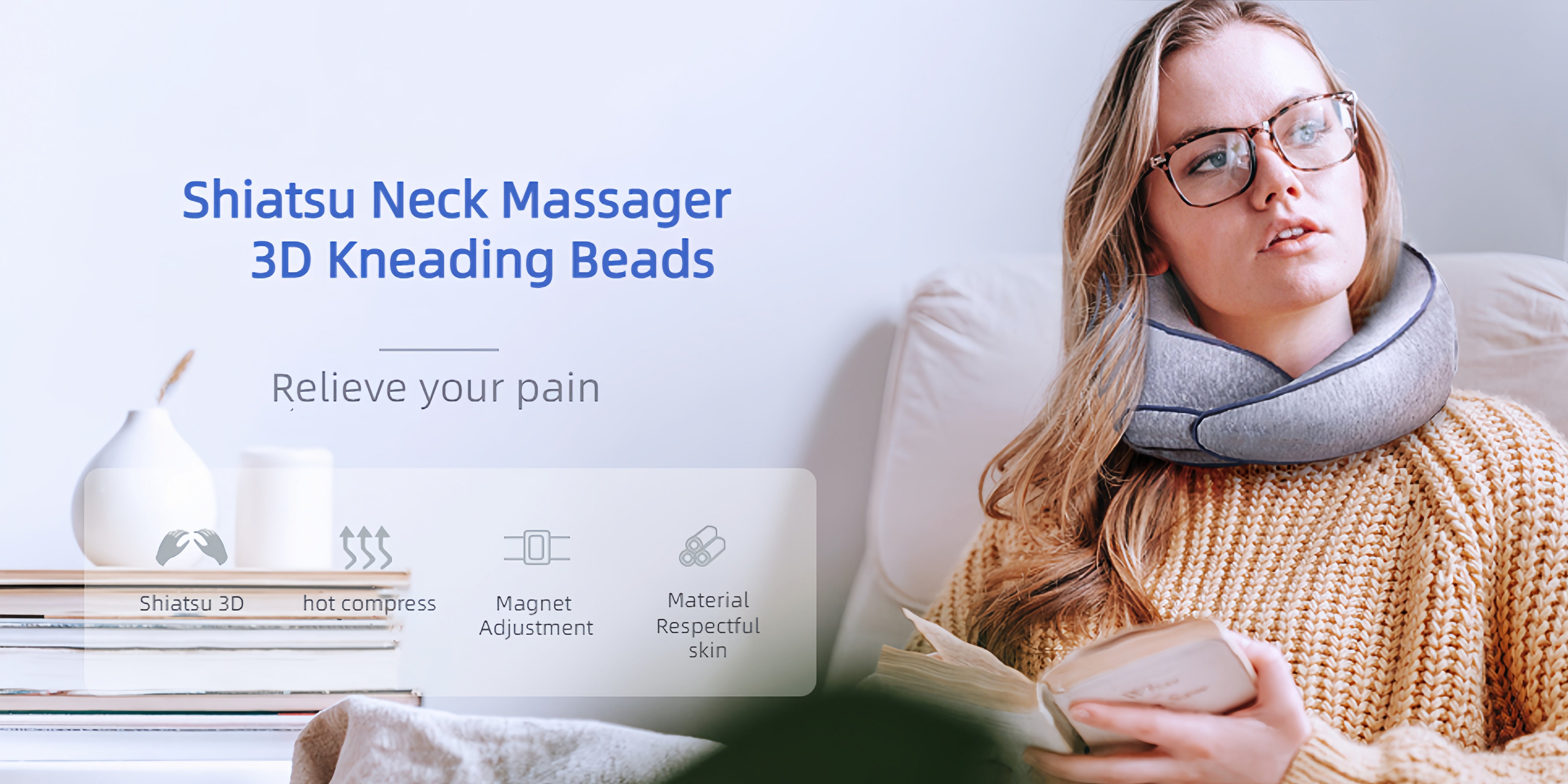 neck massagers in extra small like they do helmets. I really like the heat feature, very relaxing.