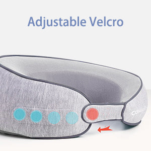 Different from traditional hand-held neck and back massager, our snap on neck massager has a Multi-segment velcro design