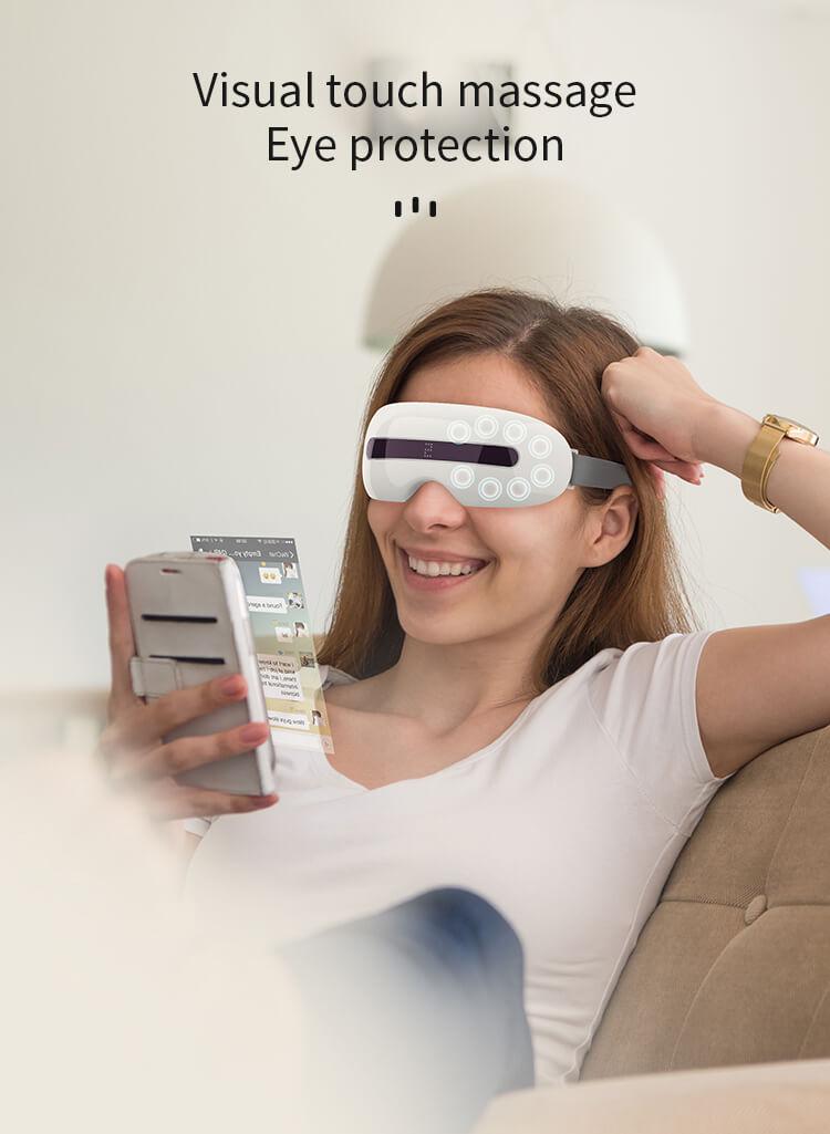 Eye Massager with Heat-Smart Eye Massager for Migraines