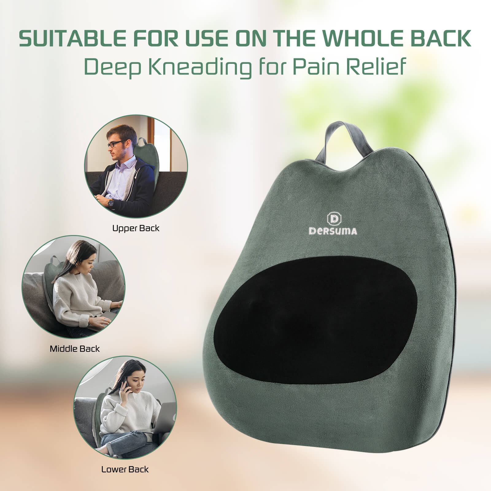 Shiatsu Back Massager Cushion with Heat Function